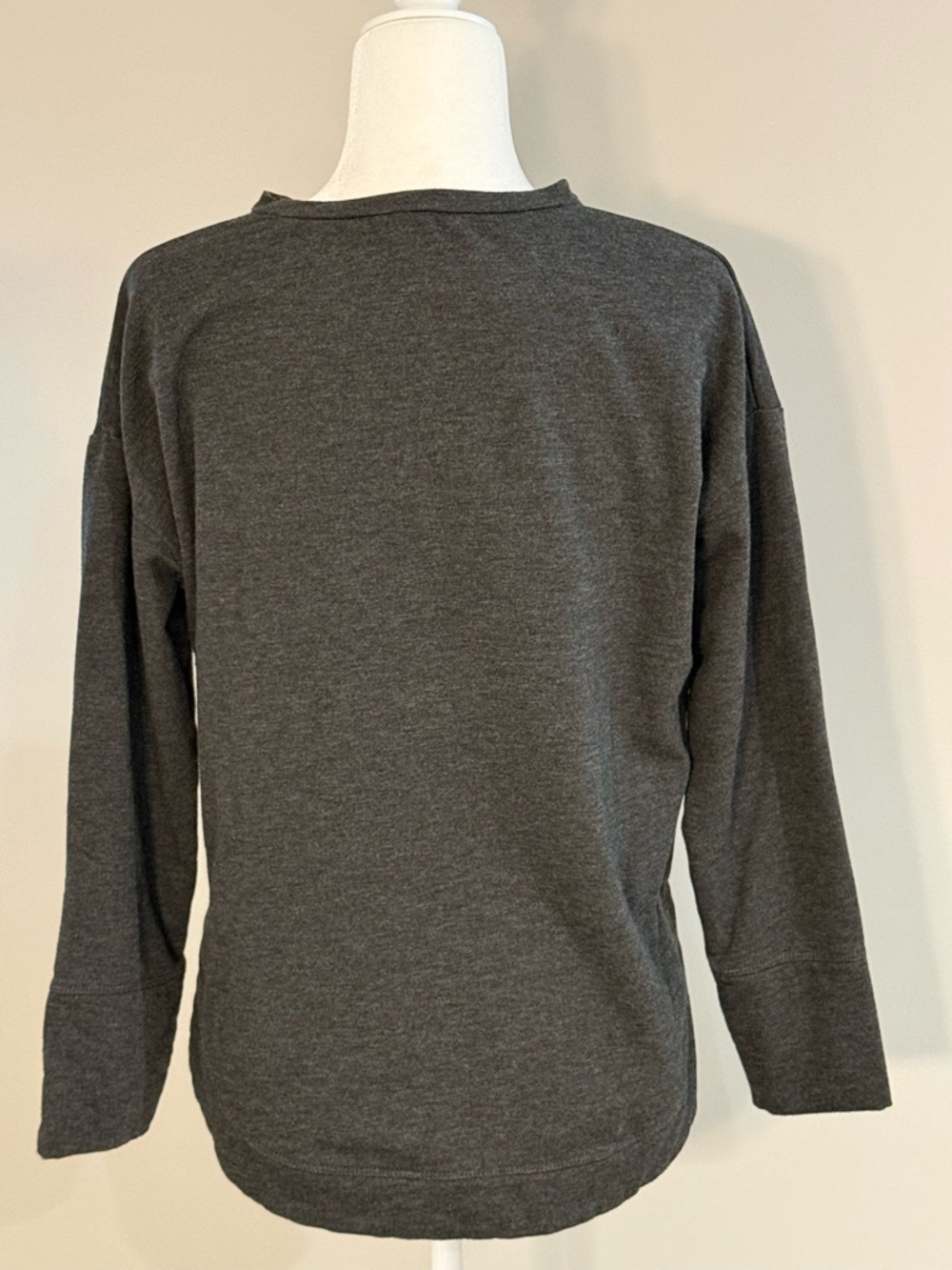 Kansas City Chiefs Dark Gray Crewneck Sweatshirt - Picture 3 of 9